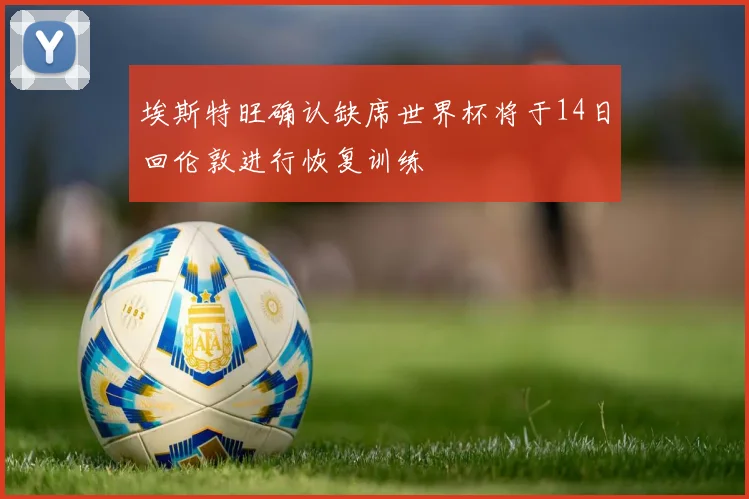 埃斯特旺确认缺席世界杯将于14日回伦敦进行恢复训练